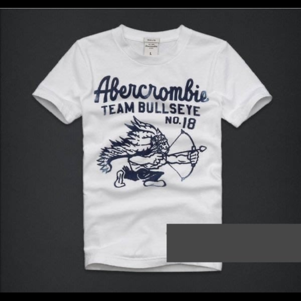 NWT Abercrombie kids classic logo tee